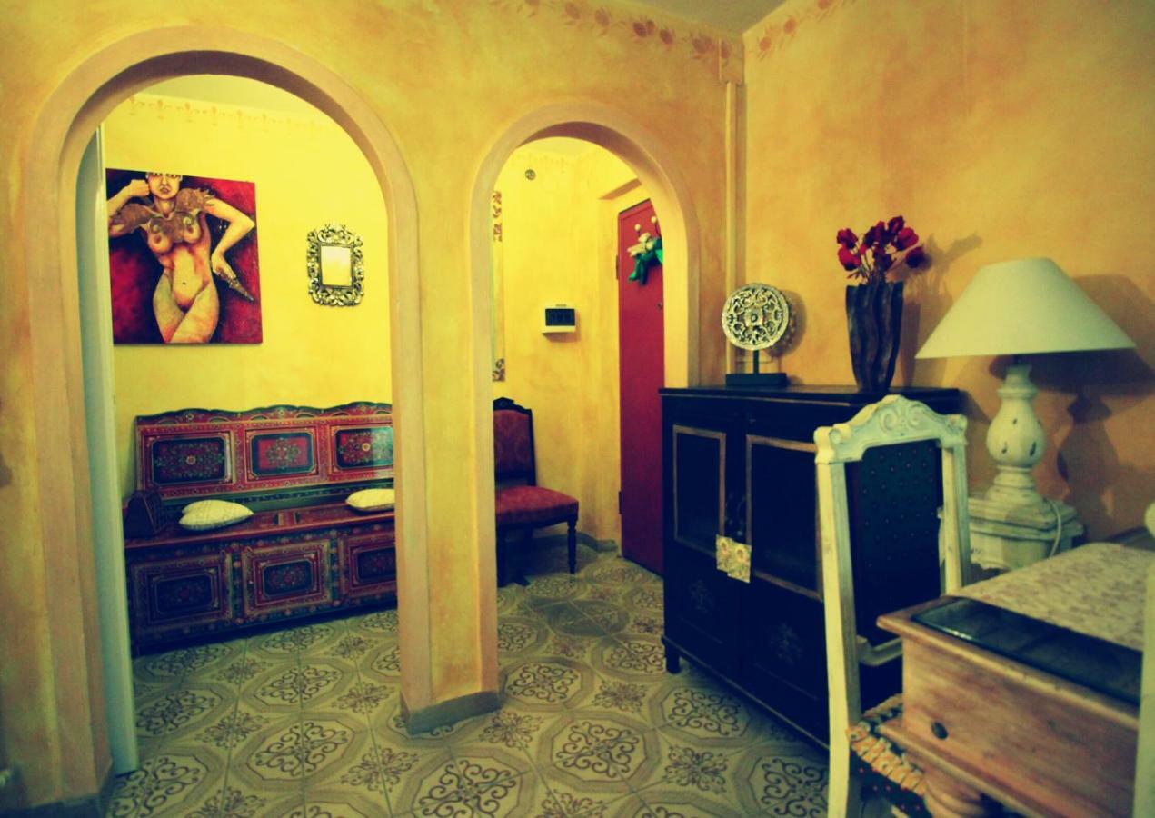 带院子的手工装饰的公寓 佛罗伦萨 外观 照片